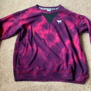 PINK X VS purple marble sweater